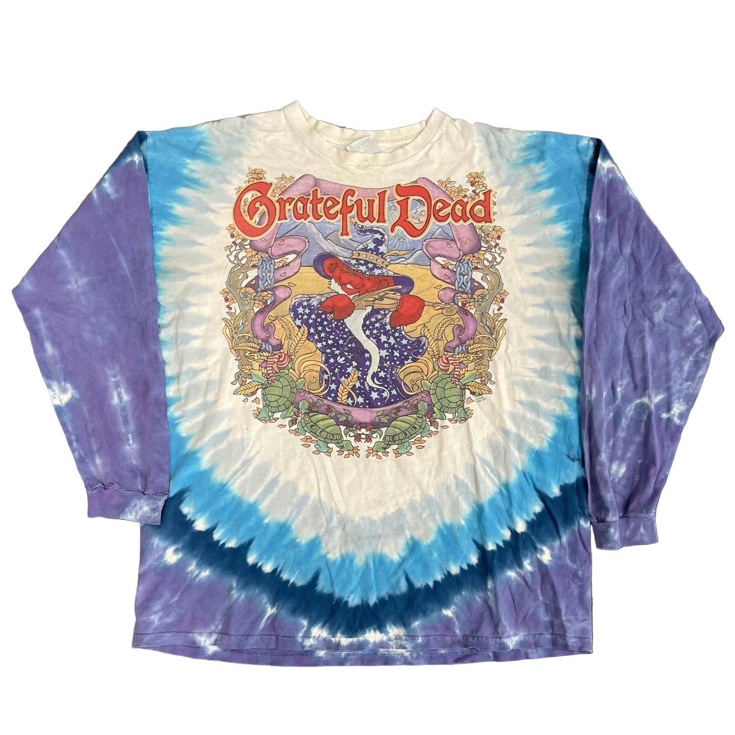 2000 Grateful Dead "Terrapin Moon" Vintage Long-Sleeve Tie-Dye Tee
