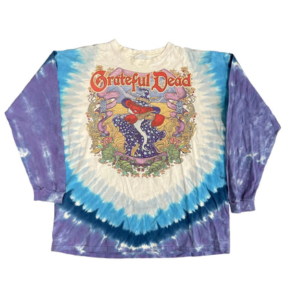 2000 Grateful Dead "Terrapin Moon" Vintage Long-Sleeve Tie-Dye Tee