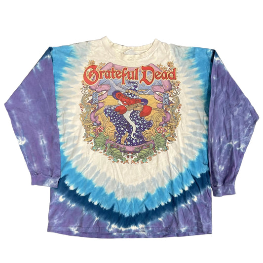 2000 Grateful Dead "Terrapin Moon" Vintage Long-Sleeve Tie-Dye Tee