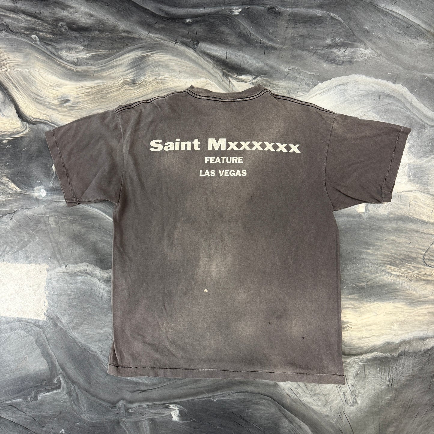 Saint Michael Bowl Tee Vintage Black