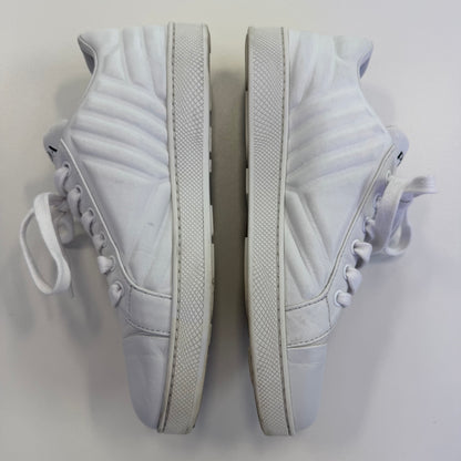 Prada Quilted Leather Logo Sneakers (USED NO BOX)