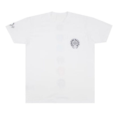 Chrome Hearts Multi Color Horse Shoe T-shirt White