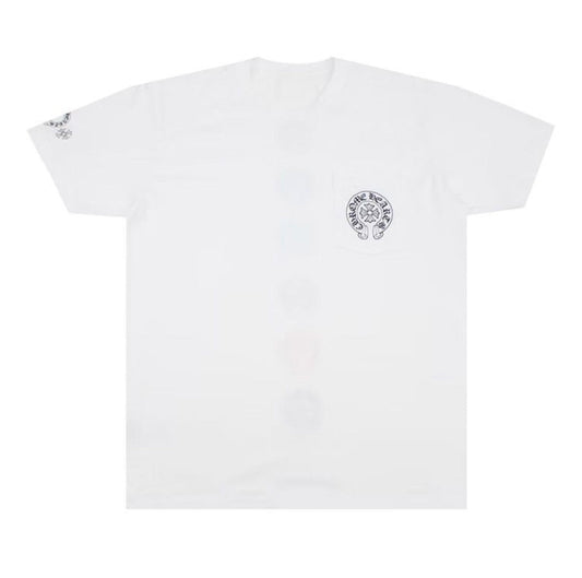 Chrome Hearts Multi Color Horse Shoe T-shirt White
