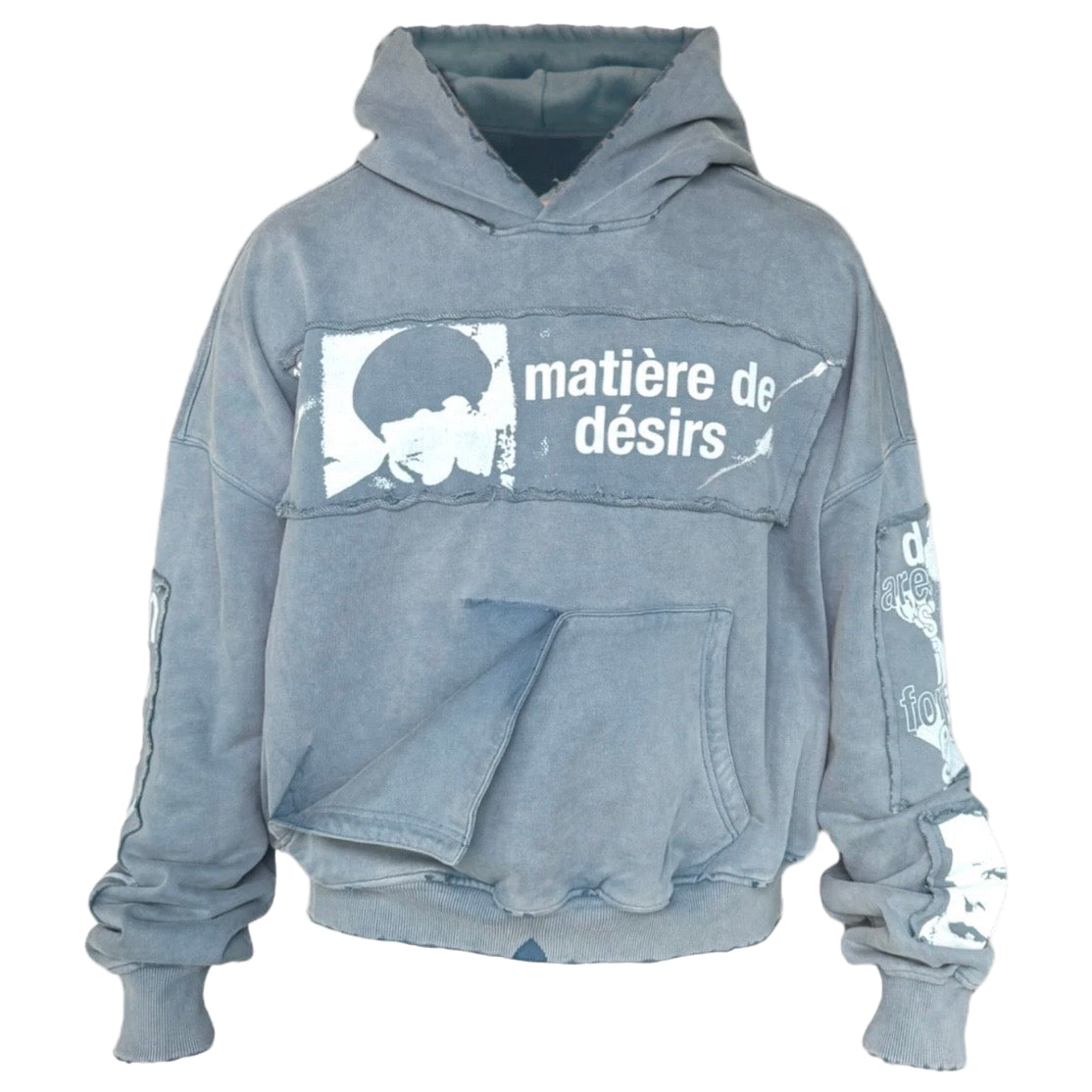 Matière De Désirs Encore Hoodie Washed Blue