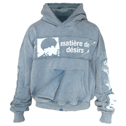 Matière De Désirs Encore Hoodie Washed Blue