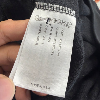 Chrome Hearts Plus Cross Allover Print Horseshoe Logo Hoodie