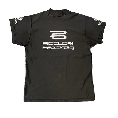 BALENCIAGA
Inside Out Oversized Distressed Printed Cotton-Jersey T-Shirt