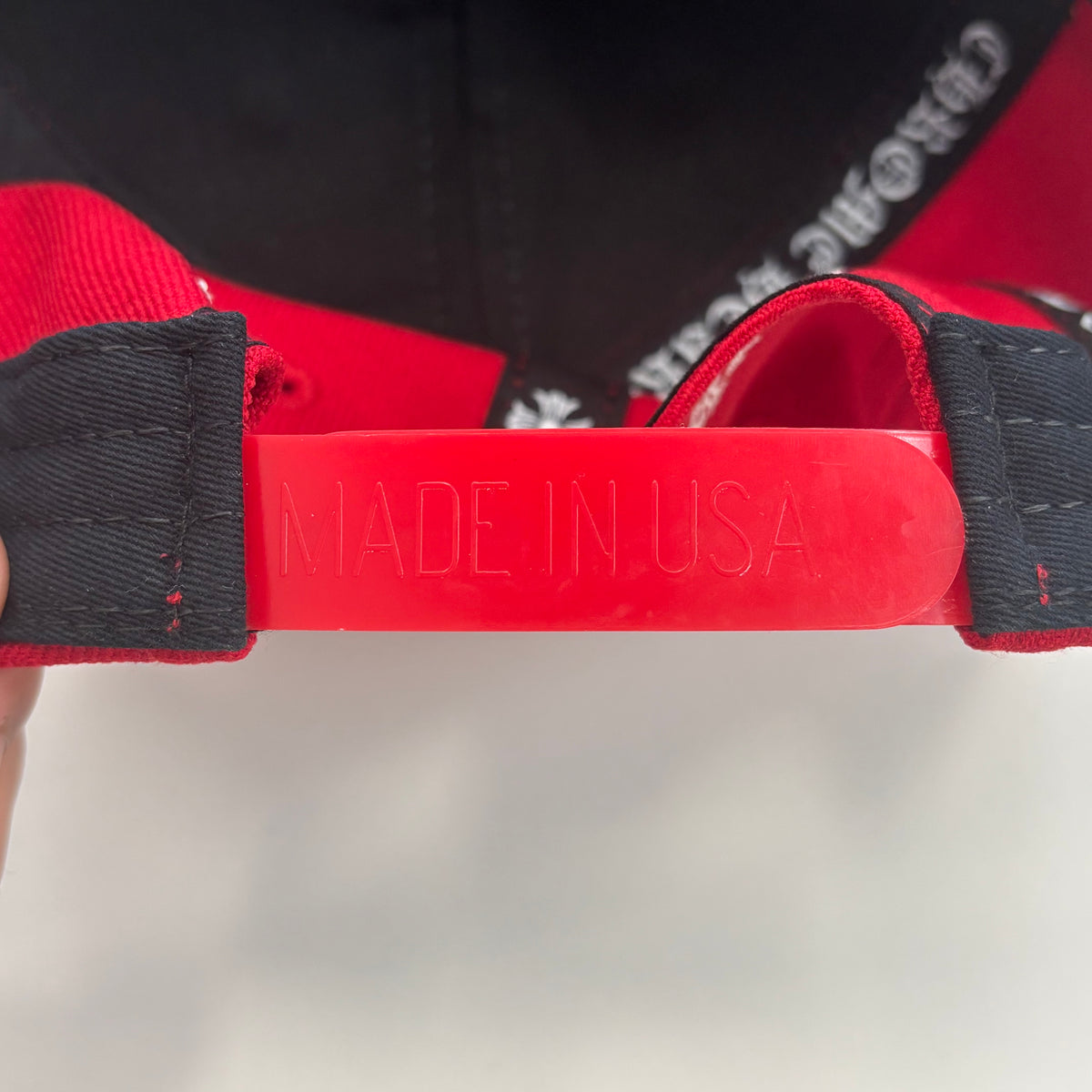 Chrome Hearts Red Logo Hat