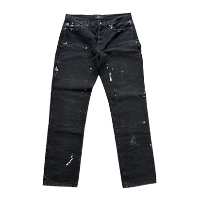 Bossi double knee carpenter pant black
