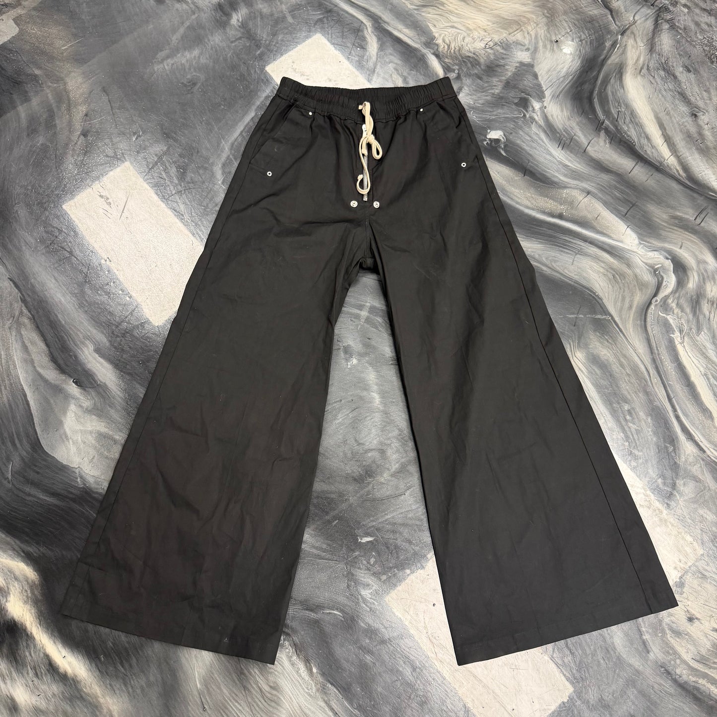 Rick Owens Wide Bela Pants Black