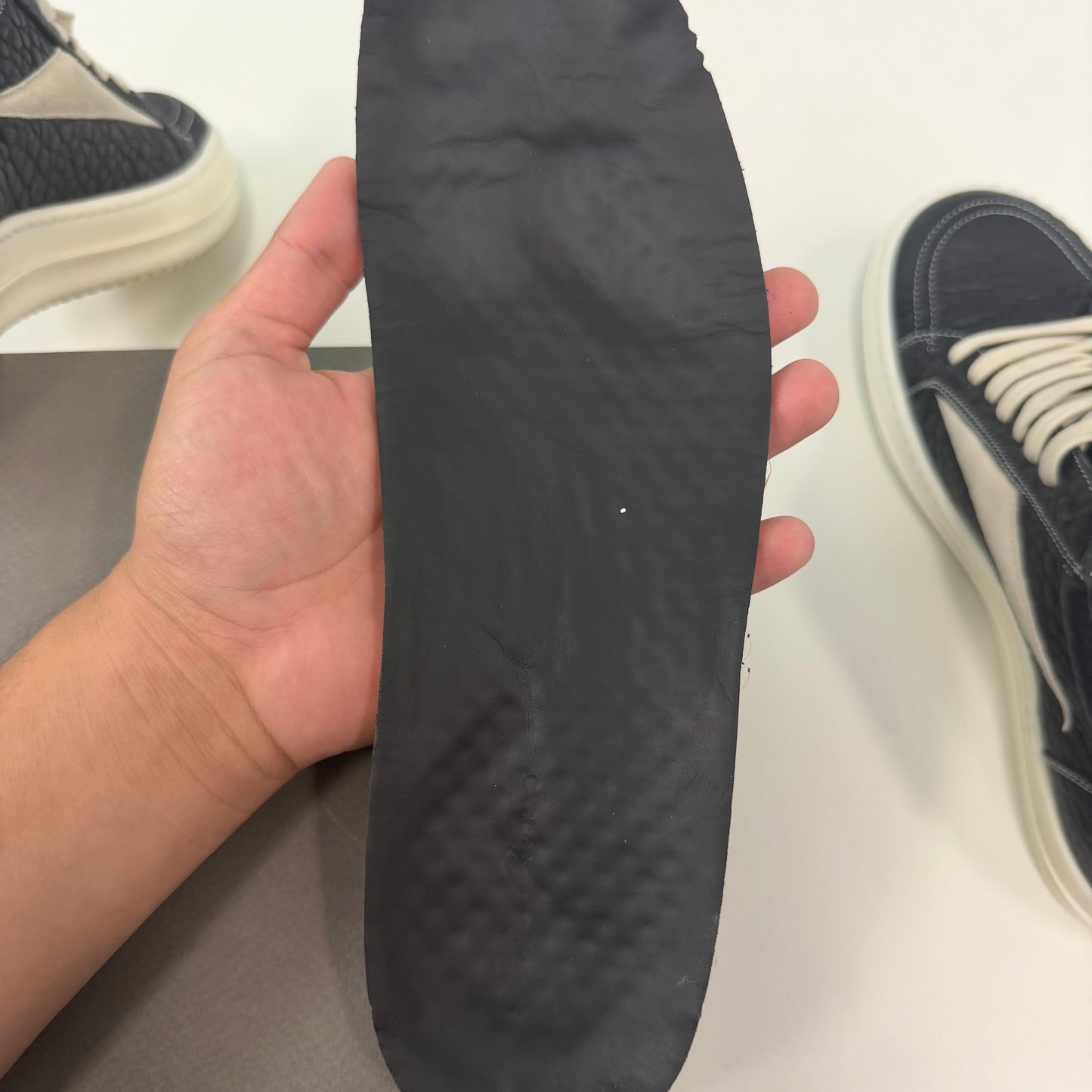Rick Owens Black Tower Vintage Sneaks Sneakers (USED)