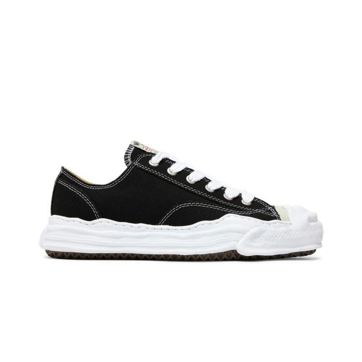 Maison Mihara Yasuhiro Hank OG Sole Canvas Low Black White (NO BOX)