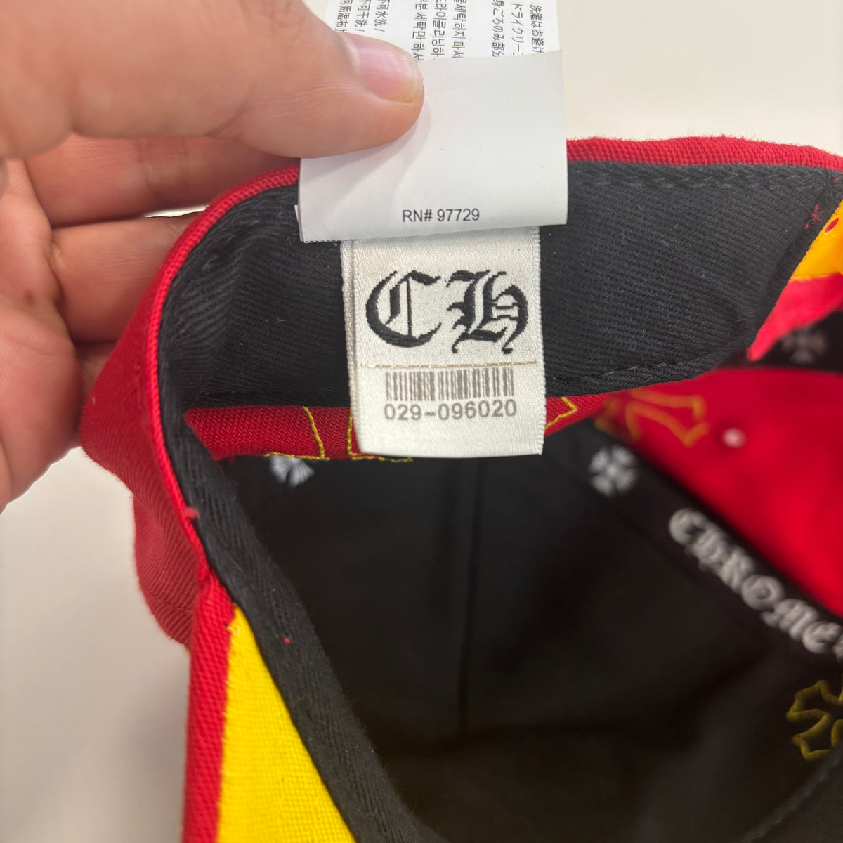 Chrome Hearts Patch Hat Red/Yellow