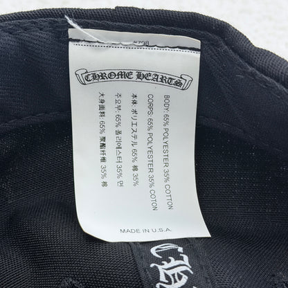 Chrome Hearts Black/Gold Baseball Hat