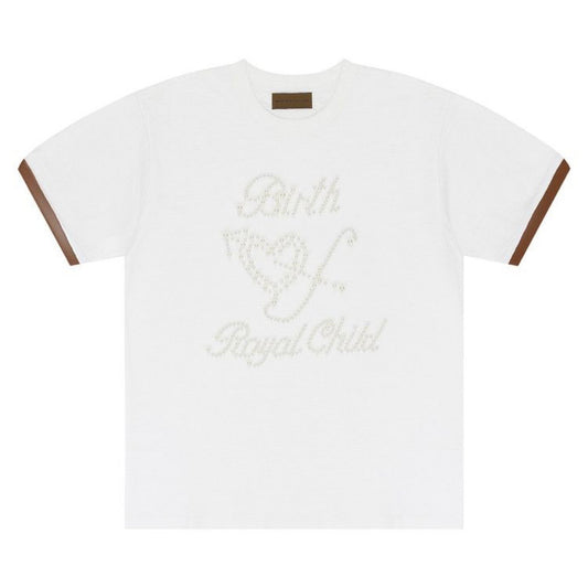 Birth Of Royal Child Pearl Patchwork Tee