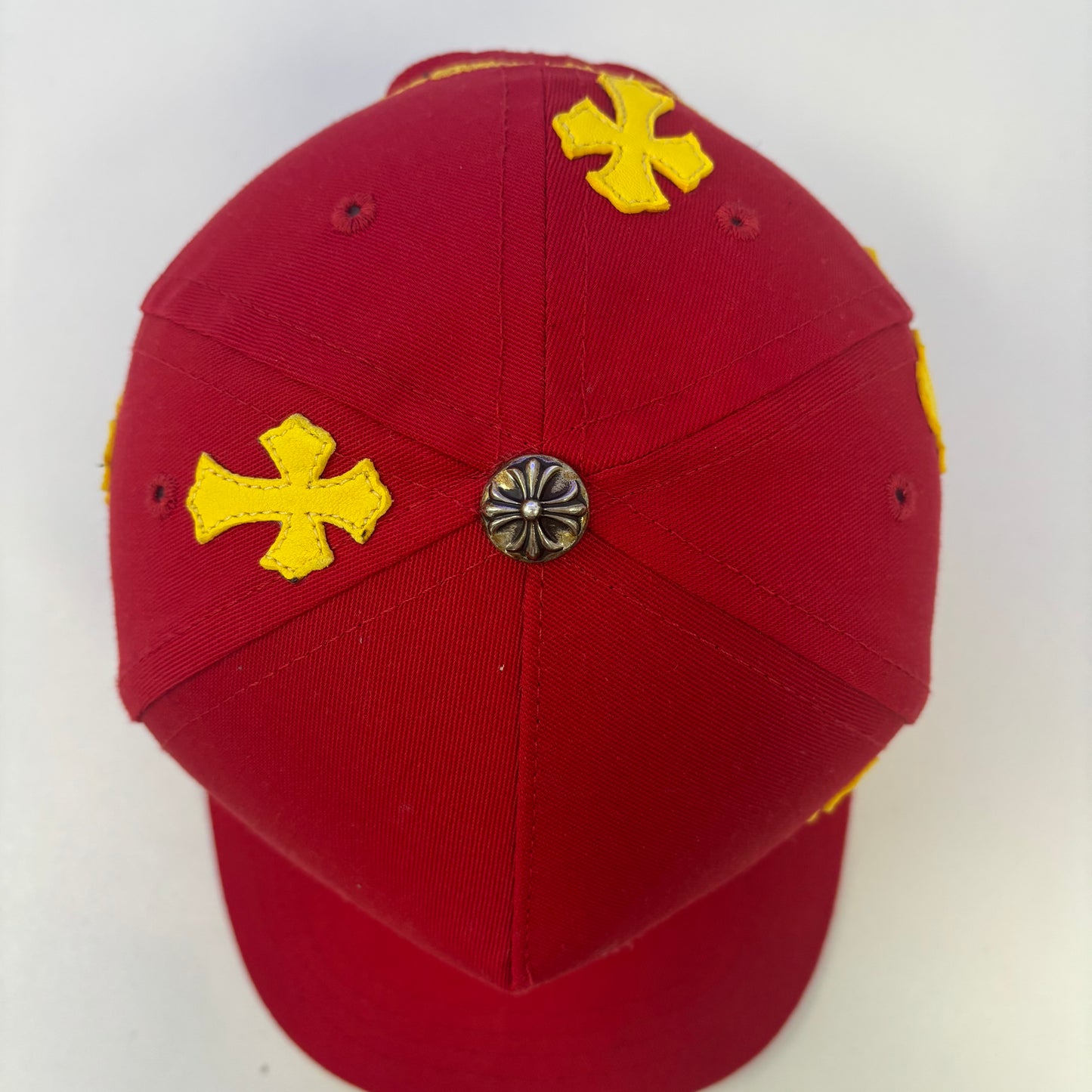 Chrome Hearts Patch Hat Red/Yellow