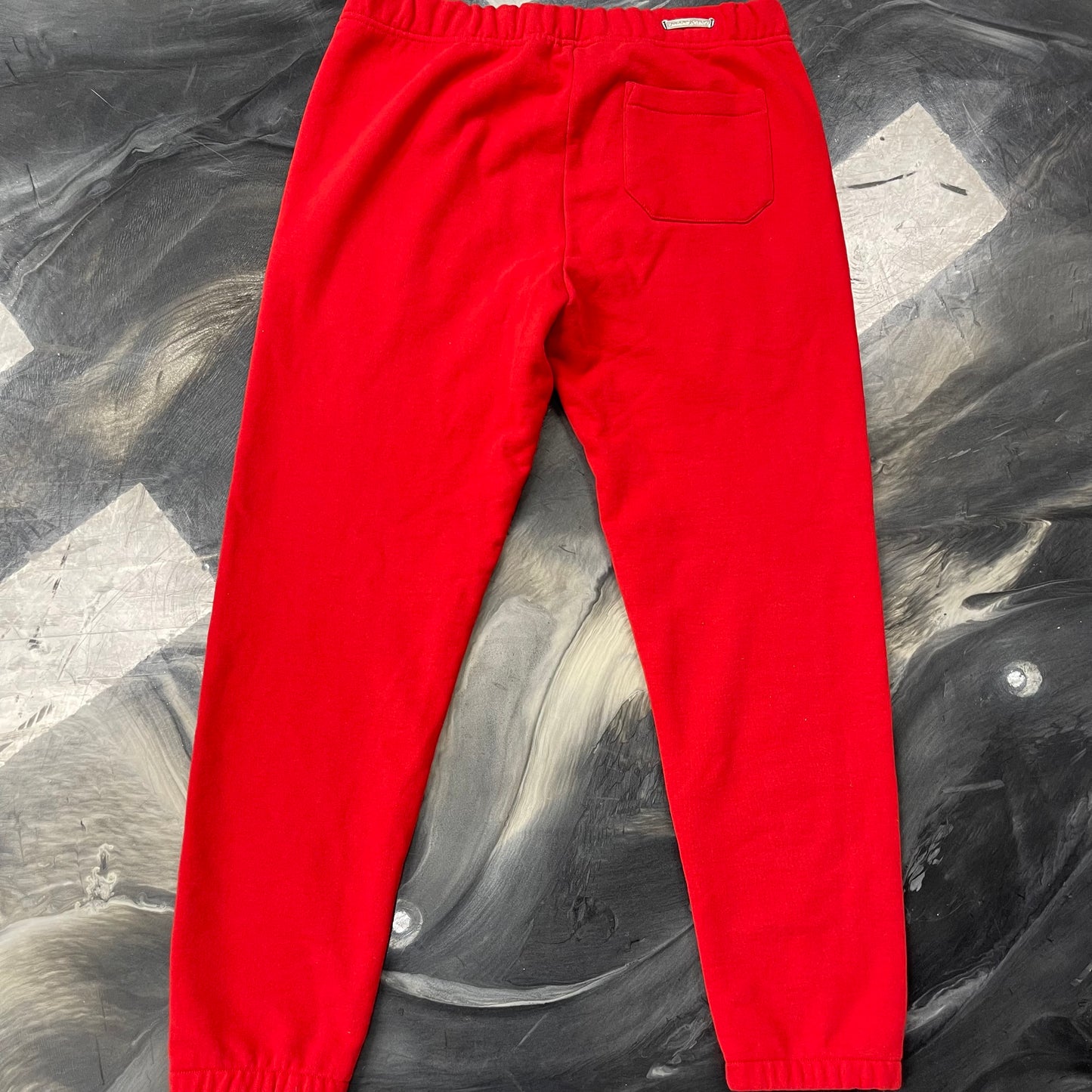 Chrome Hearts Triple Cross Red Sweatpants