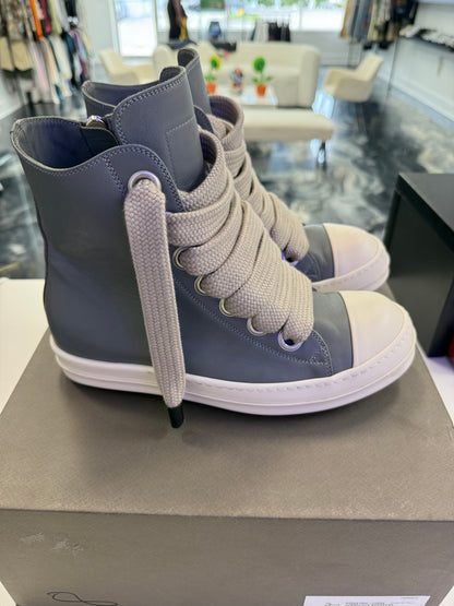 Rick Owens Gray Temple Jumbolace Sneakers