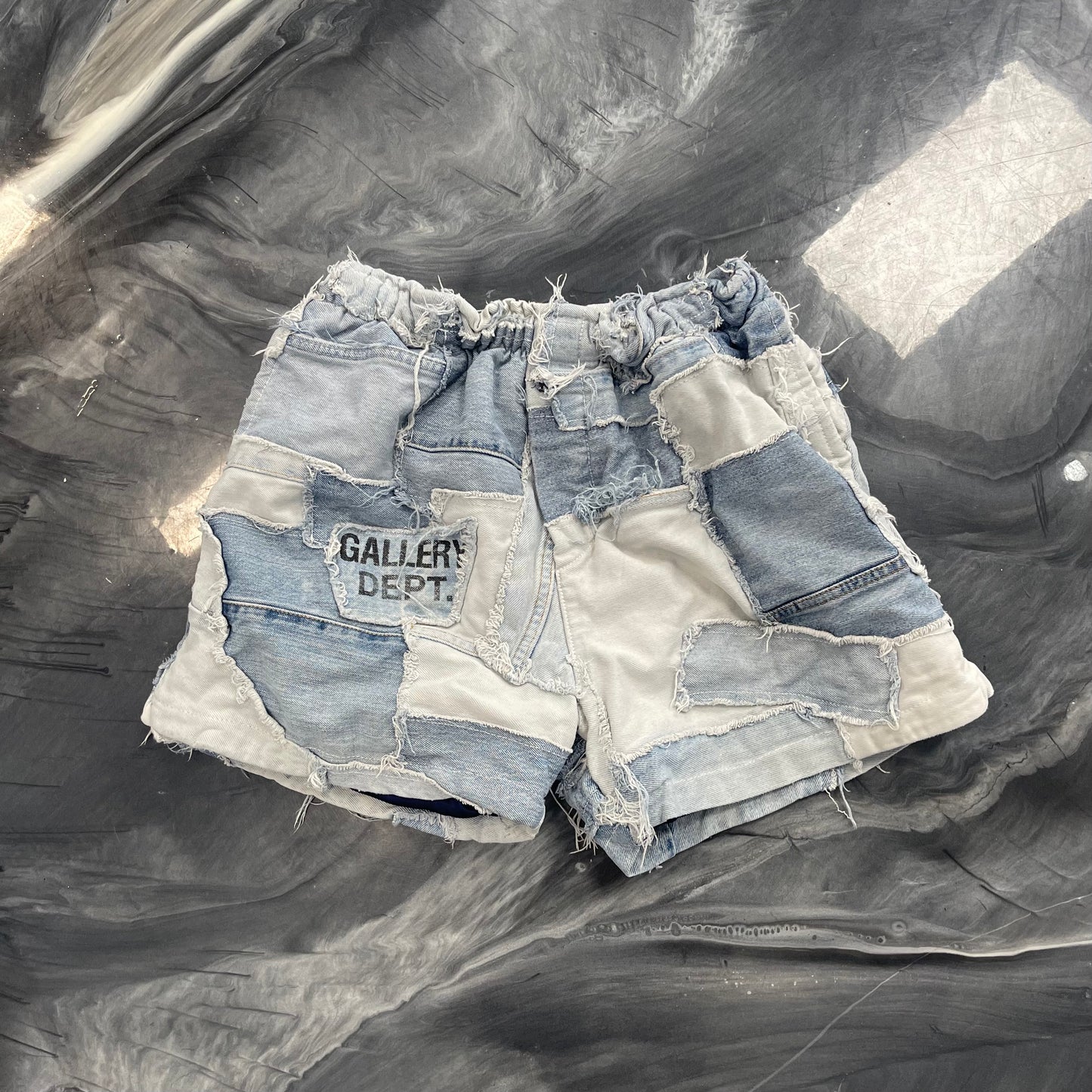Gallery Dept. Reconstructed Denim Shorts