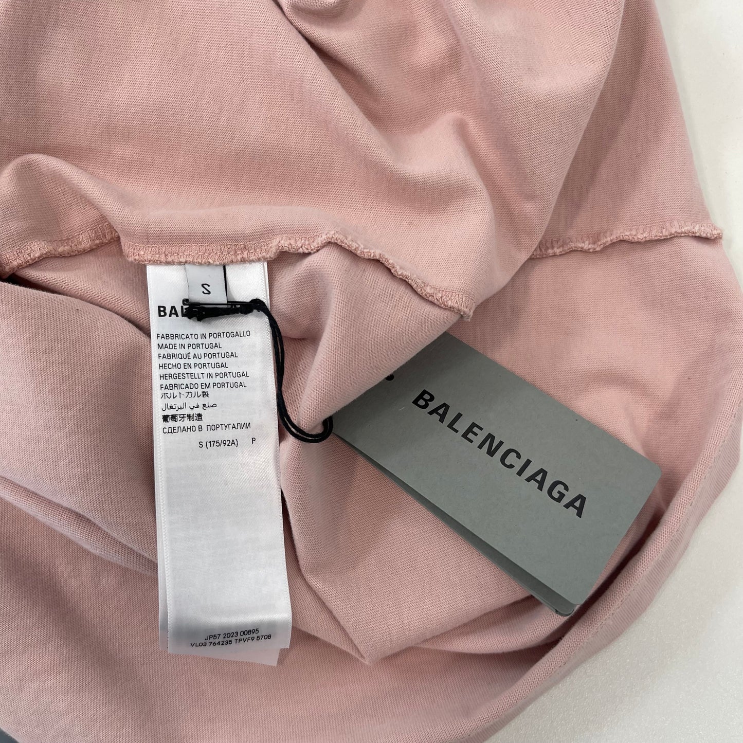 Balenciaga Backflip Pink Tee