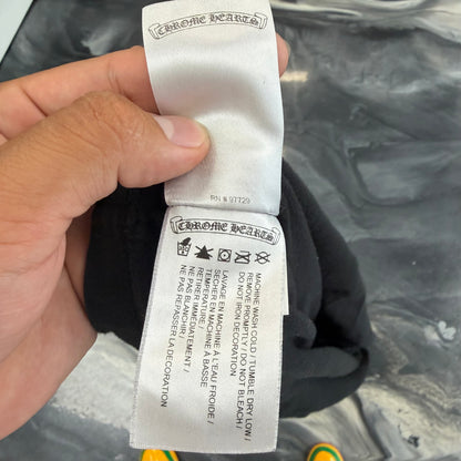 Chrome Hearts Floral Sleeve Gradient Long-Sleeve T-Shirt
