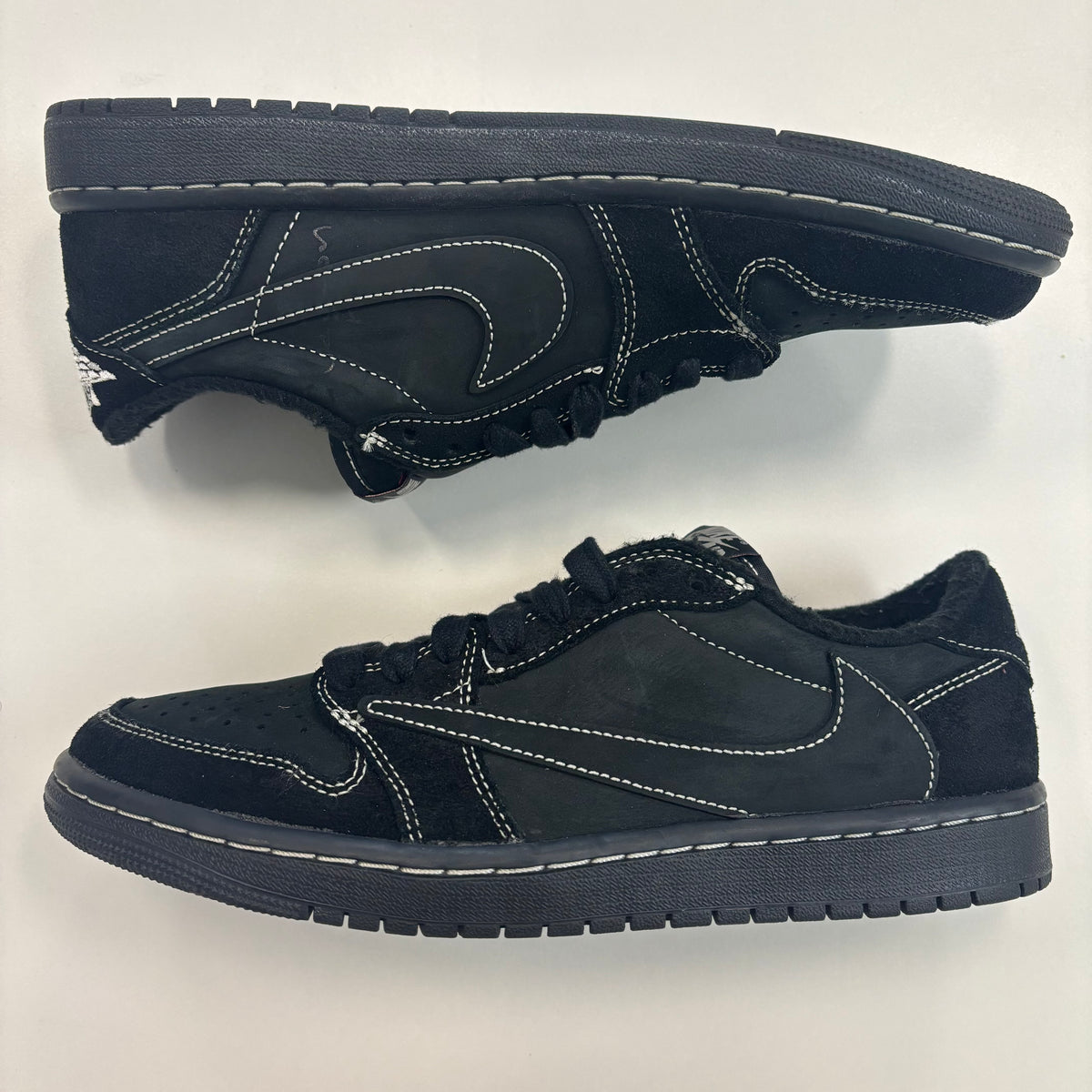 Travis Scott X Jordan 1 Retro Low OG SP Black Phantom (USED)(NO BOX)