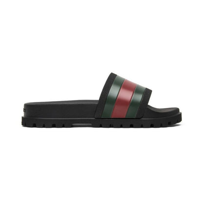 Gucci Men’s Web Slide Sandals (USED)