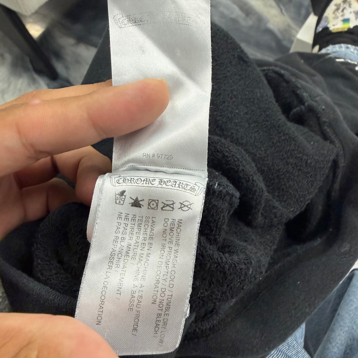 Chrome Hearts x Matty Boy Stay Fast Black Crewneck Sweatshirt