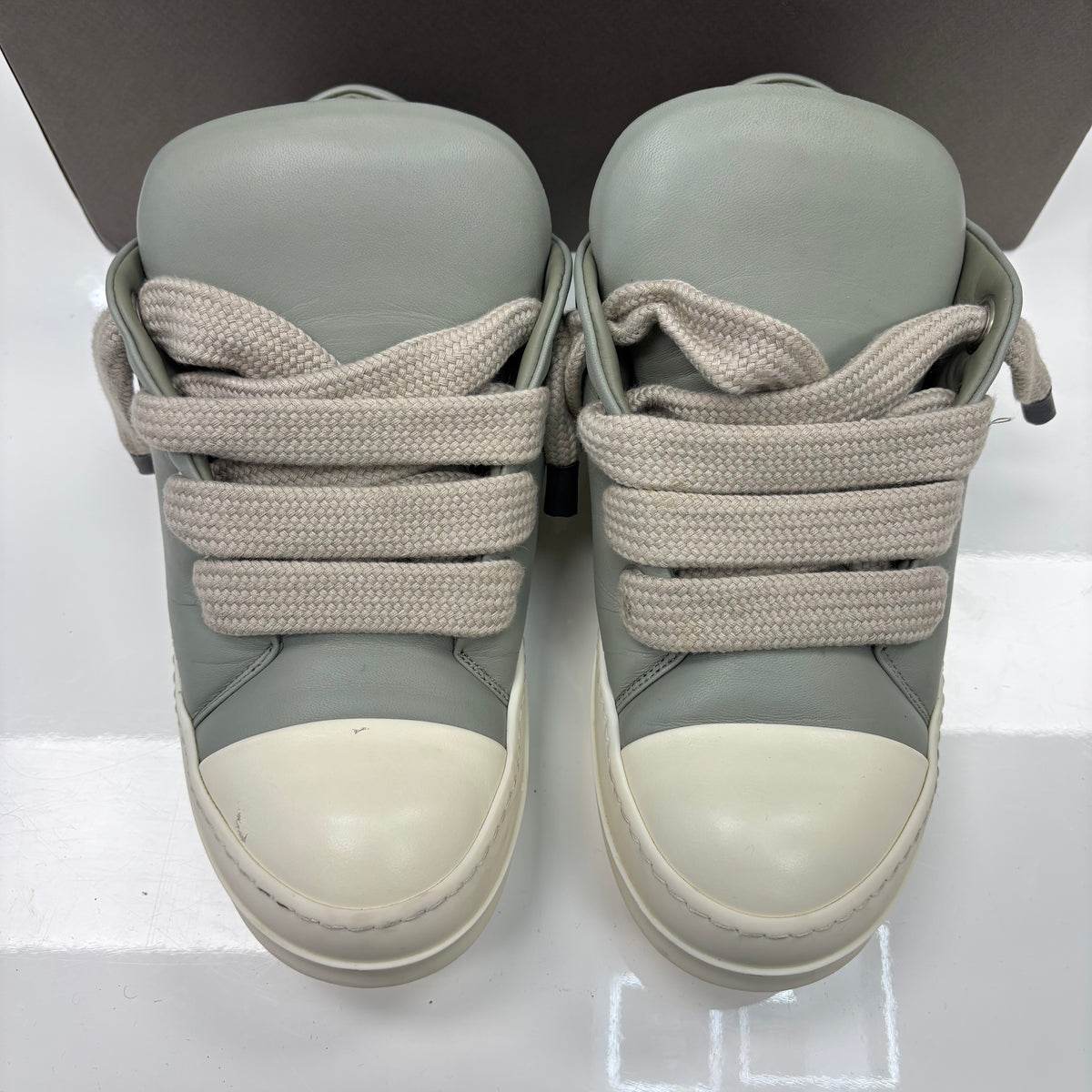 Rick Owens Hollywood Jumbo
Laced Low 'Celadon Milk' (USED)