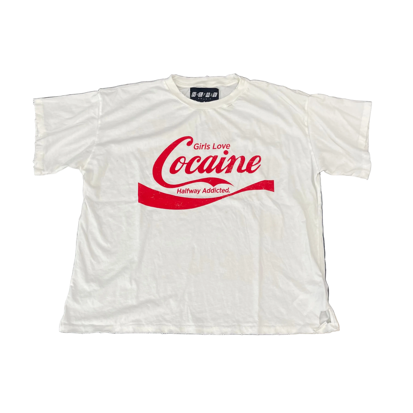HWP Girls Love Coca*ne White Tee