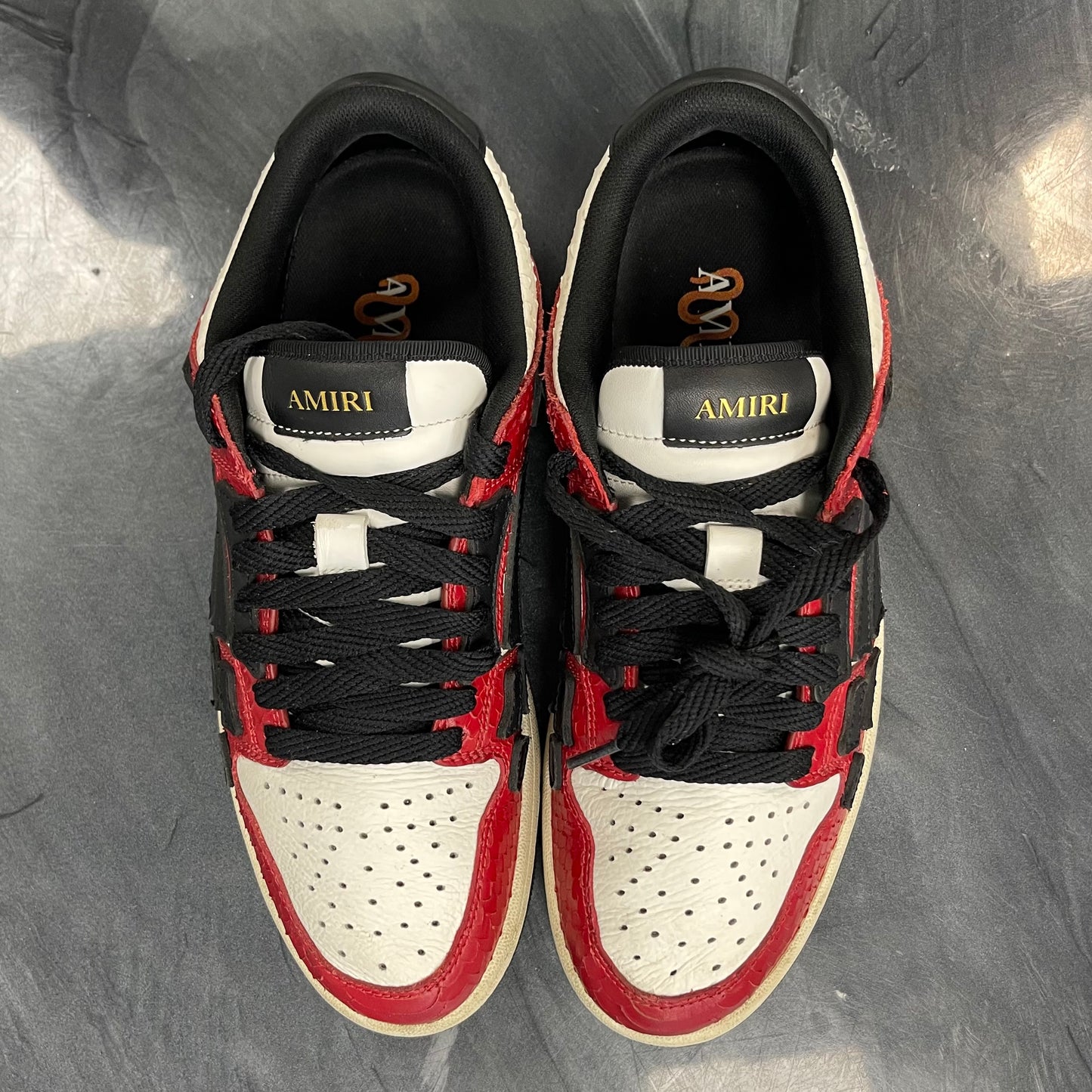 Amiri Skel Low Red Black (Used)