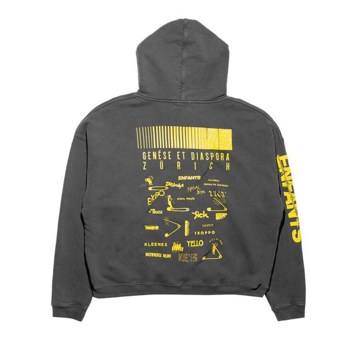 Enfants Riches Déprimés ERD Zurich Hoodie Faded Black