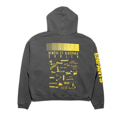 Enfants Riches Déprimés ERD Zurich Hoodie Faded Black