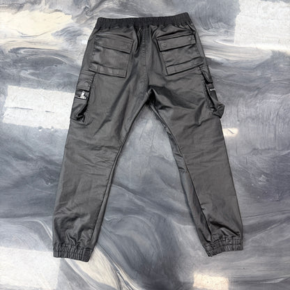 Rick Owens Mastodon Waxed Drawstring Cargo Pants