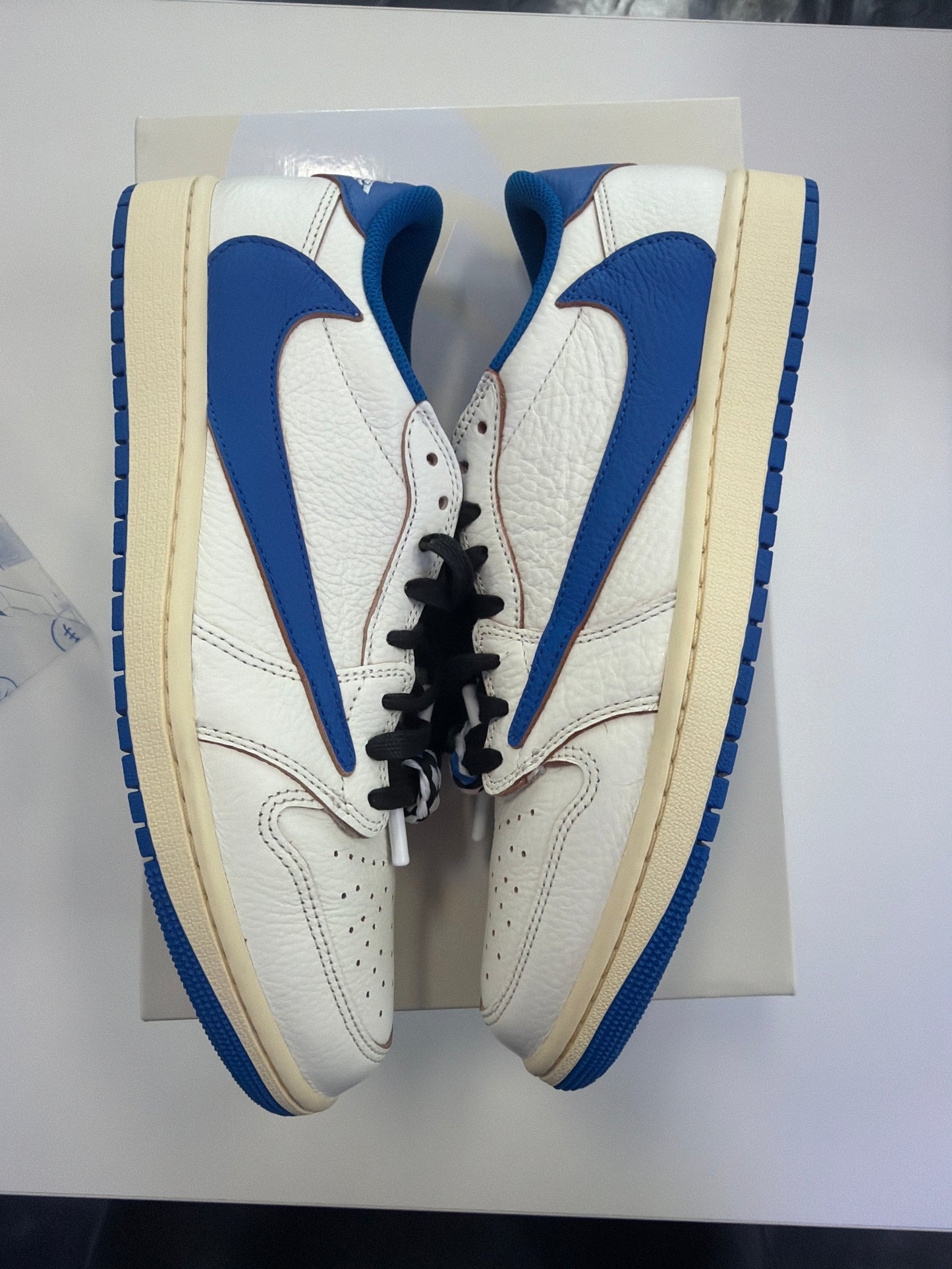 Jordan 1 Retro Low OG SP Fragment x Travis Scott Sail Military Blue (Used)