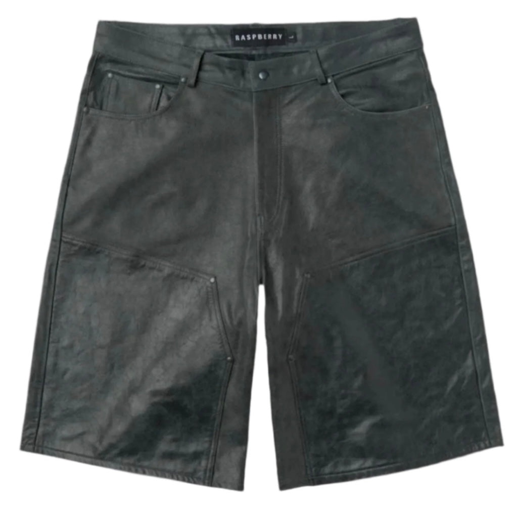 GV Gallery Black Leather Shorts