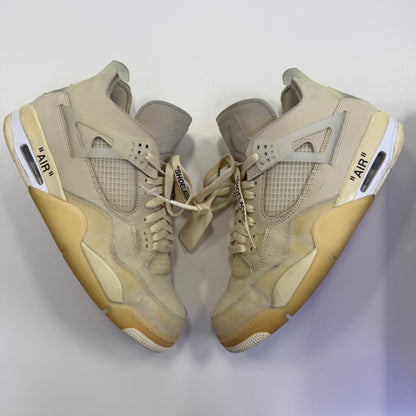 Off White x Wmns Air Jordan 4 Retro Sail (USED)