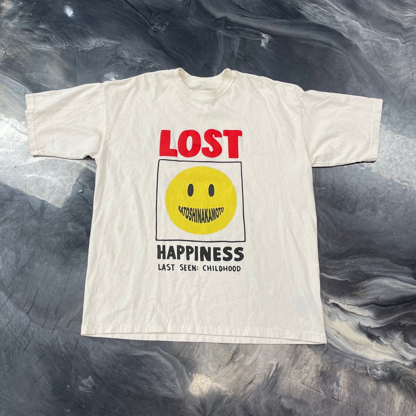 Satoshi Nakamoto Lost Happiness Tee (USED)