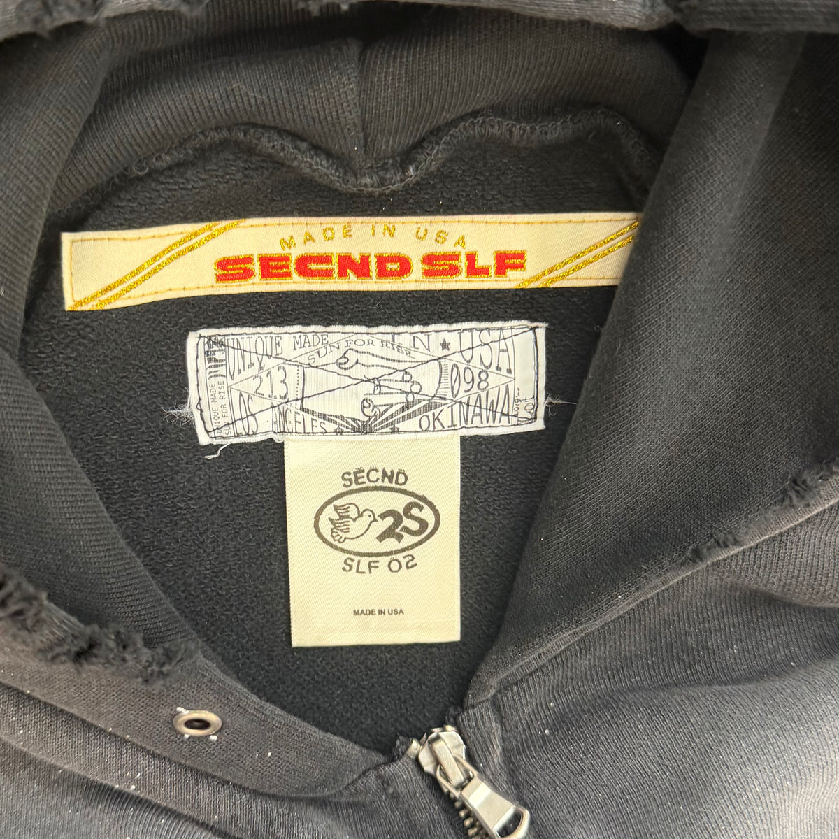 Secnd Slf x Masato Kawajo Firestorm Vintage Hoodie