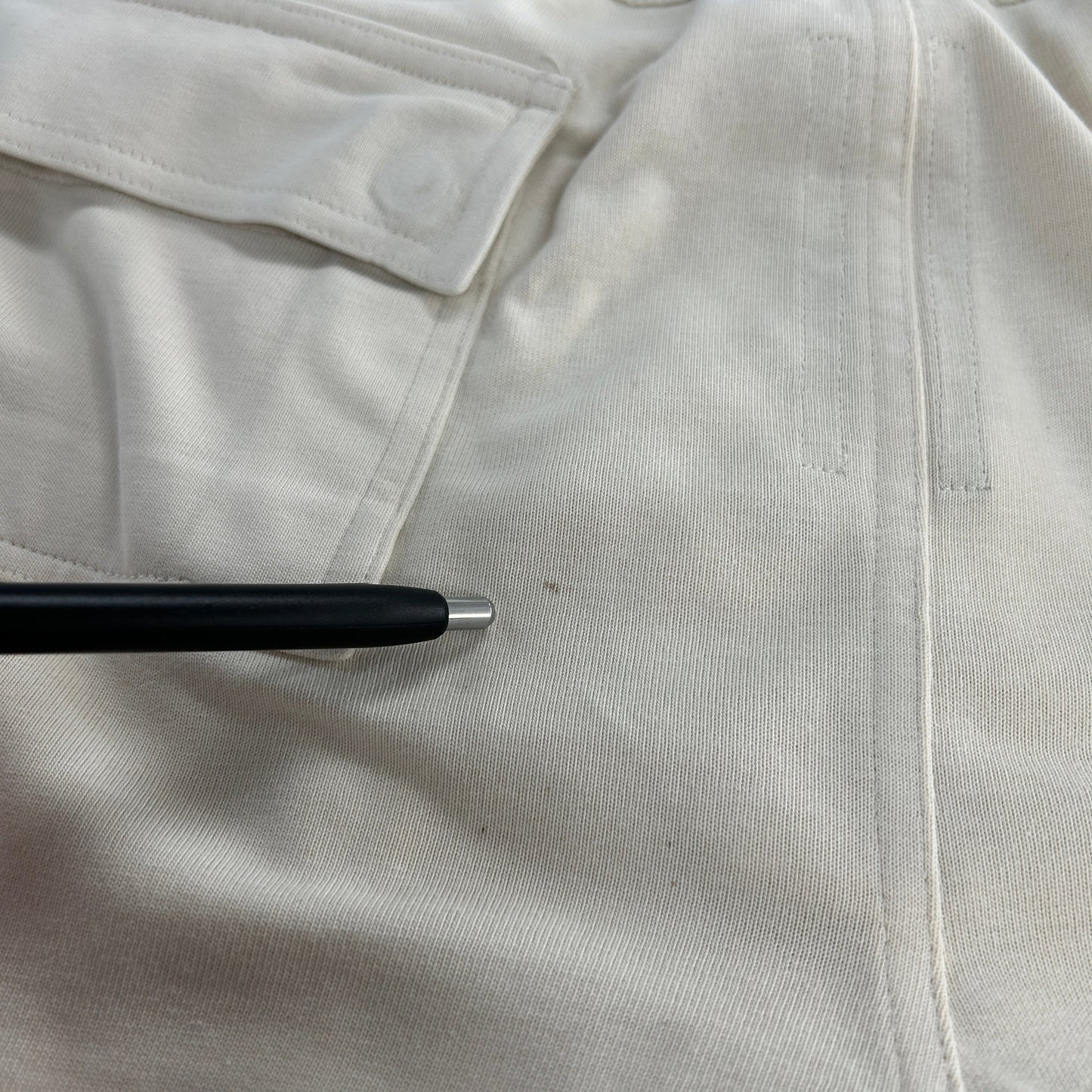 Rick Owens Mastodon Cargo Pants Cream
