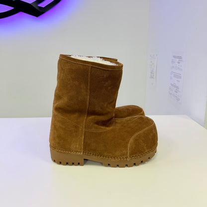 Balenciaga Alaska Fur Boot (Used No Box)