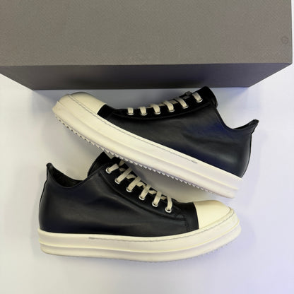 Rick Owens Ramone Porterville Low Black Milk (USED)