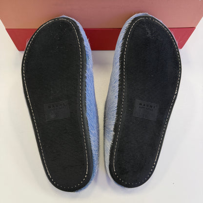 Marni Fussbett Sabot Mules Blonde Blue (USED)