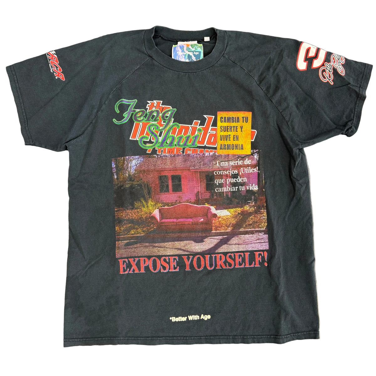 Better With Age Expose Yourself Tee Black