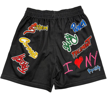 Eric Emanuel x Matty Boy EE Shorts Black/Blue