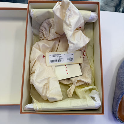 Marni Fussbett Sabot Mules Blonde Blue (USED)