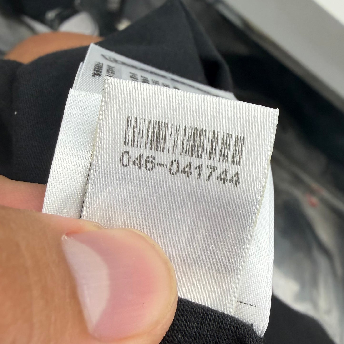 CHROME HEARTS 'BLACK' CANNES TONAL NECK LOGO POCKET TEE