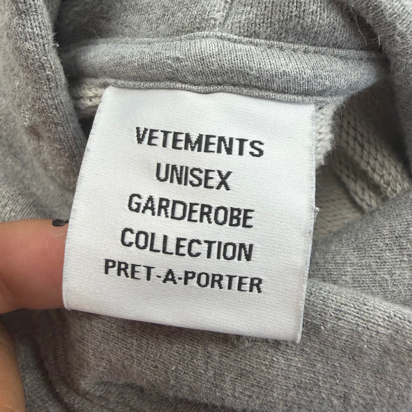 Vetements "Maybe Mental" hoodie