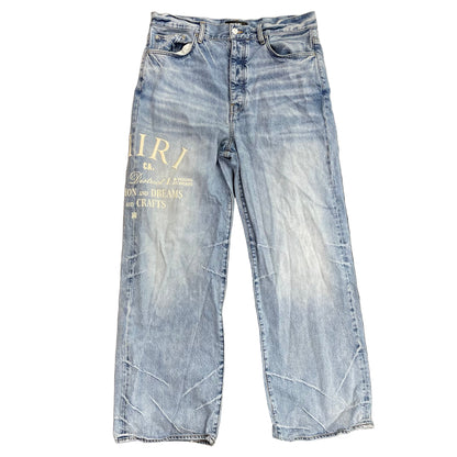 AMIRI Arts District Logo Jeans