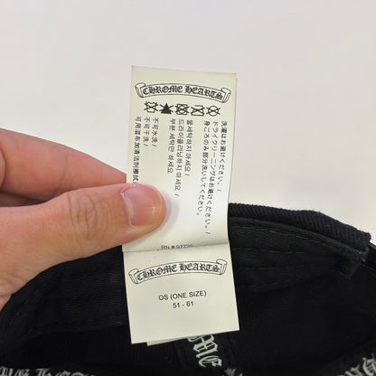 Chrome Hearts Embroidered Cross Scroll Hat